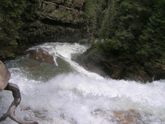 Down Ousel Falls.
