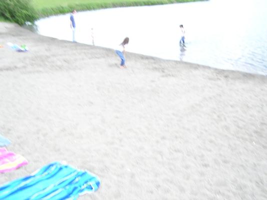 We went to the beach.
