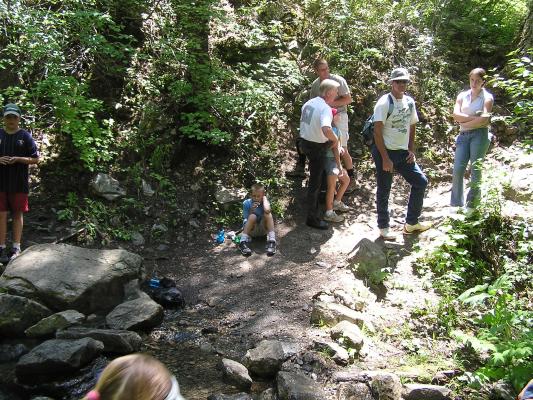 GVCC on the trail to Pine Creek Falls.