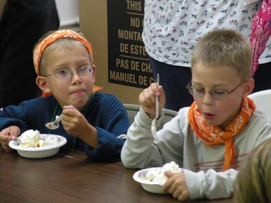 Icecream sundays at Vaction Bible School.