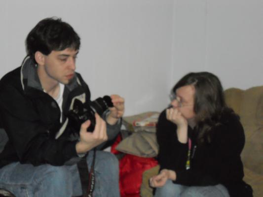Mike and Cindy have a new camera for her birthday. 