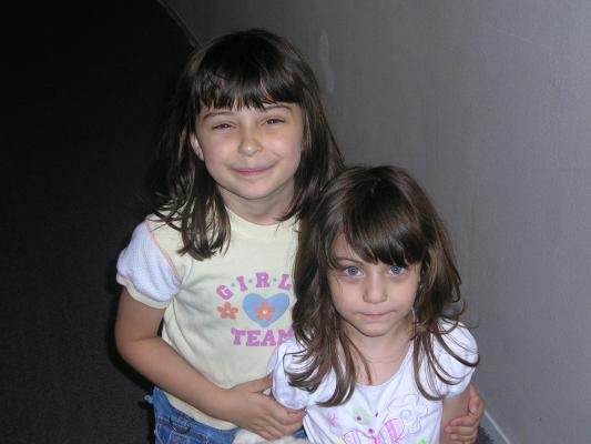 Malia (one with evil look) and Andrea (one with black eyes)