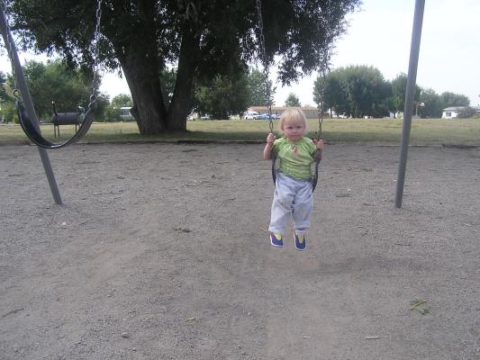 Sarah swinging