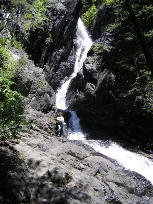 David and Noah at Pine Creek Falls.
