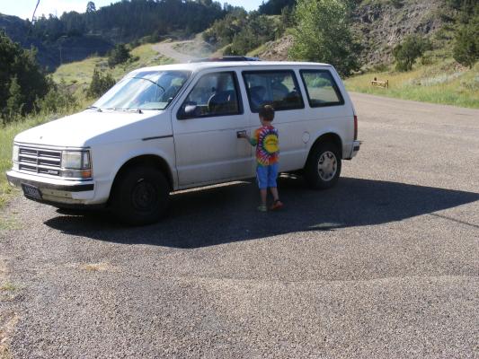 Noah was not into it. He wanted to hang out at the car and eat the snacks.