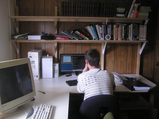 David's desk