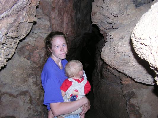 Katie and Noah at Wind Cave National Park