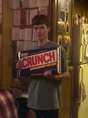 Chris needs a snack