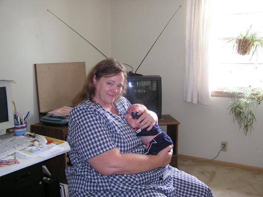 Noah with Grandma