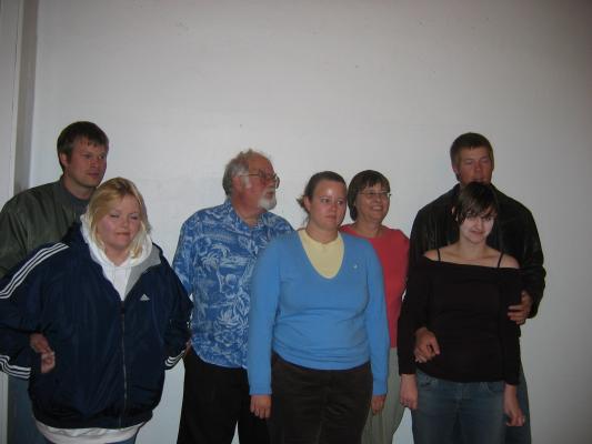 Brevik Family: Ralphie and his girl friend, Ralph, Shannon, Linda, Aaron and his girl friend