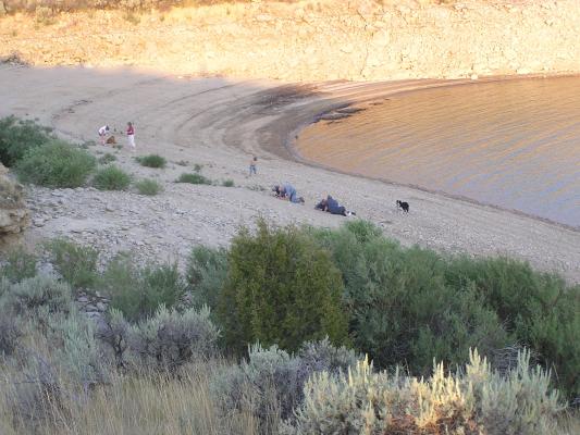 GVCC members are digging for garnets at the Ruby Reservoir.