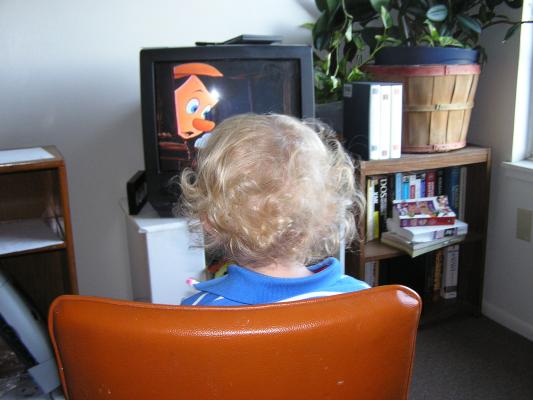 Noah before his hair cut.