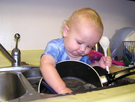 Doing dishes again