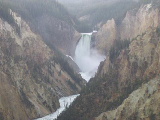Yellowstone River in Canyon