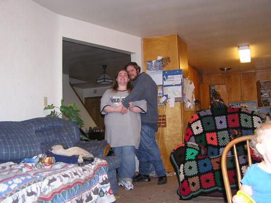 Jamie and Benji pose for a picture.