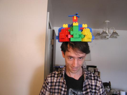 King David and his lego crown.