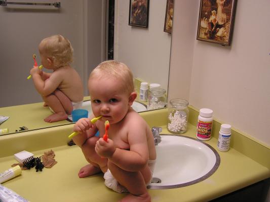 mmmm twice as much of my yummy toothpaste.