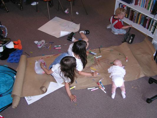 Now the girls are distracted by Noah.