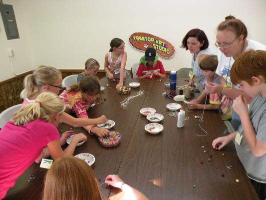 Treetop Art Studio in Wildwood Forest VBS.