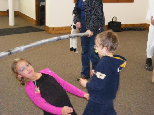Mickala and Noah try Limbo