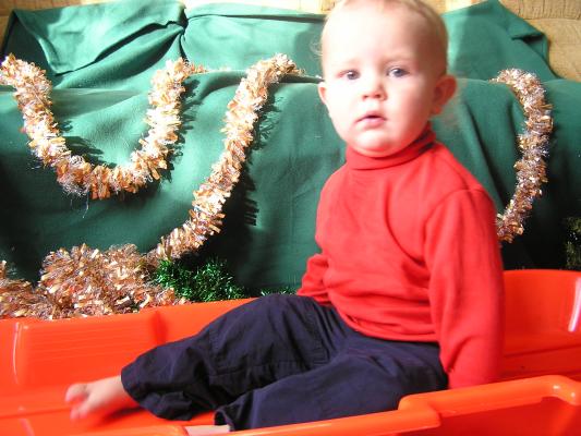 I'm sitting in my sled, but its not going anywhere.