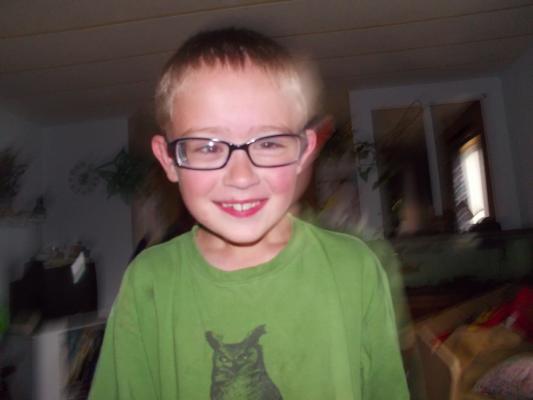 Noah's new glasses