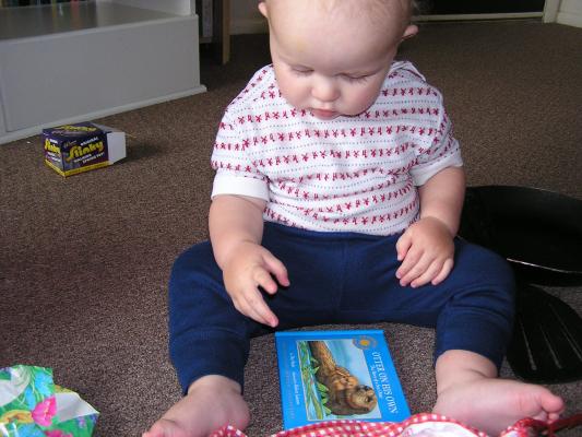 I wonder if mommy will read me this story too.