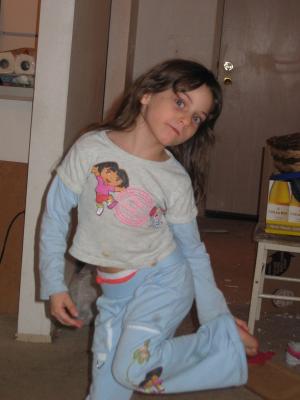 Andrea poses for her 15 billionth picture of the day.