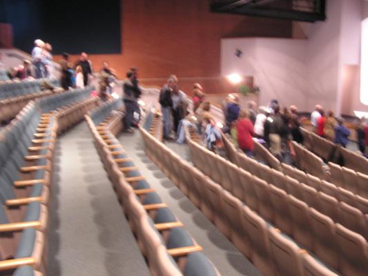 The Congregation worships.
