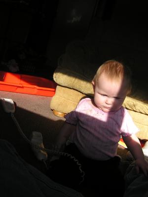 Sarah in the sunshine.