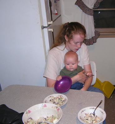 What fun I  would have if I could just get a handful of that salad.