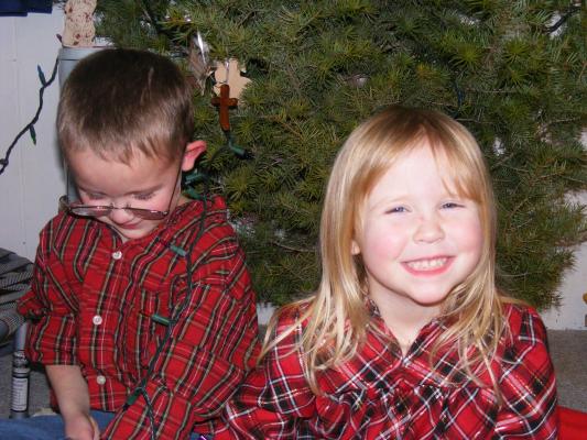 Noah and Sarah Christmas picture.