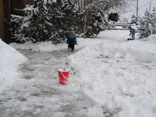 Better give this snow to dad.