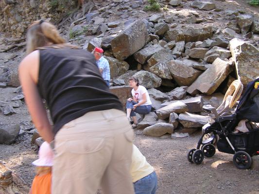 Other hikers at Palisade falls