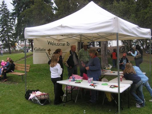 GVCC craft booth at the Belgrade Fall Festival