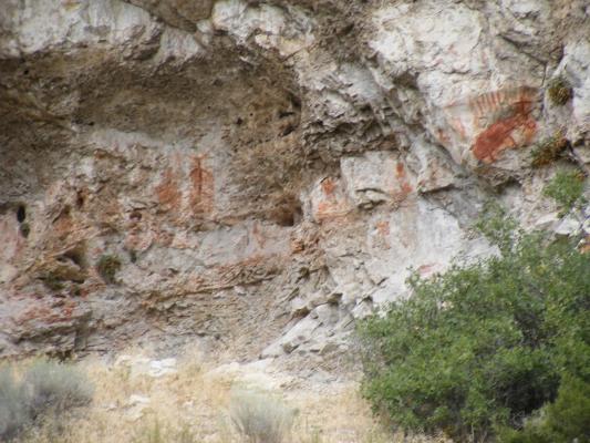 Paintings by native Americans.