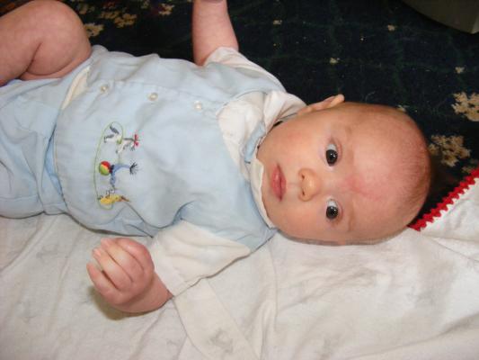 Joshua in David's little Suit