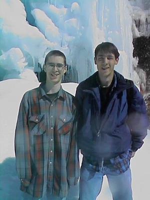 Jim and David at Mission Falls.