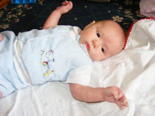 Joshua in David's little Suit