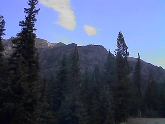 Hiking in Hyalite Canyon.