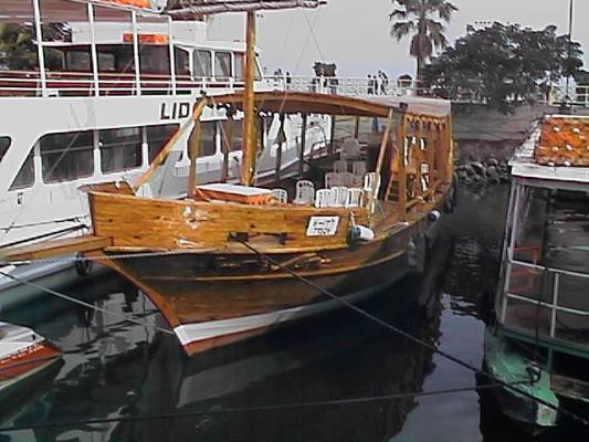 Fishing boat at Lake Galilee