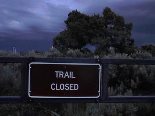 Trail Closed