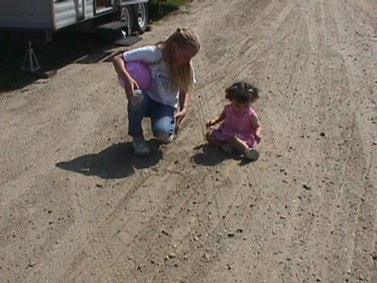Stephanie and Malia