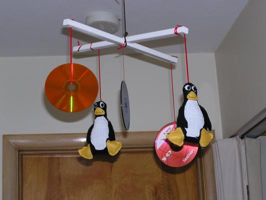 Tux in the sky