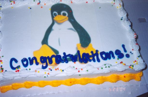 Tux takes the cake.