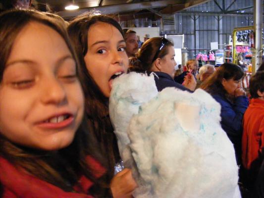 Andrea and Malia at the circus.