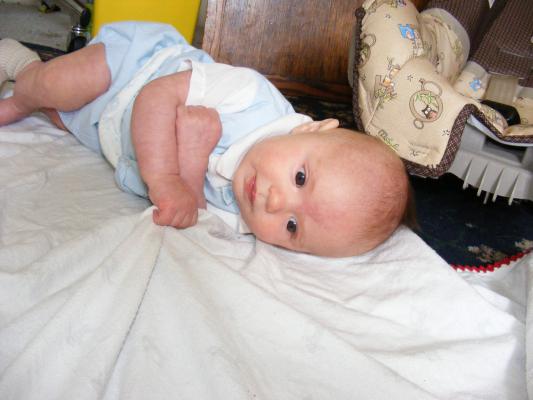 Joshua in David's little Suit