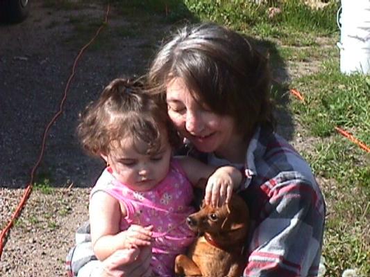 Malia and Great Aunt Mary