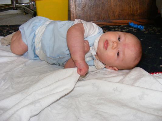 Joshua in David's little Suit