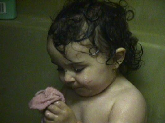 Malia gets cleaned up